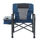ALPHA CAMP Folding Camping Chairs Directors Chair With Side Table